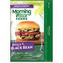 Morningstar Farms Spicy Black Bean Veggie Burgers, 9.5 Ounce -- 8 per case.