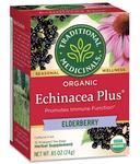 Traditional Medicinals Organic Echinacea Elder Tea - 16 bags per pack -- 6 packs per case.