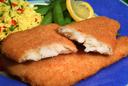 Kaptains Ketch Breaded Flounder Fillet, 4 to 5 Ounce -- 18 per case.