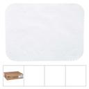 Lapaco Scalopped Edge Seville Rose Embossed Bond Tray Cover, 12 3/4 x 16 5/8 inch -- 1000 per case.