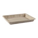 Primeware 9.4 x 6.9 x 1.2 inch Tan Fiber Tray, 125 count -- 2 per case