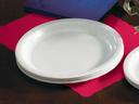 Hoffmaster White Coated Paper Plate, 9 inch -- 500 per case.