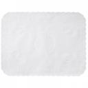 Hoffmaster White Paper Scalloped Edge Tray Mat, 14 x 19 inch -- 1000 per case