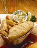 Viking Beer Battered Nordica Style Cod Fillets, 10 Pound.