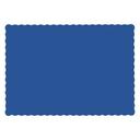 Hoffmaster 9.5 x 13.5 inch Navy Paper Placemat, 1000 count
