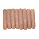 Rose Packing Raw Skin-On 16:1 Pork Sausage Links, 165 count -- 160 per case