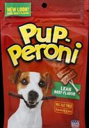 Pupperoni Lean Beef Dog Snack, 5.6 Ounce -- 8 per case.