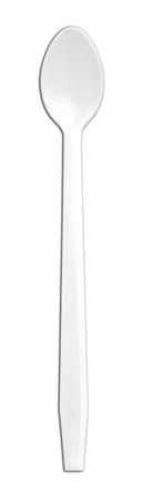 Senate Spoon, Soda White Medium Weight Plastic, 8 inch -- 1000 per case.
