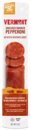 Vermont Smoked Uncured Pepperoni, 6 Ounce -- 12 per case