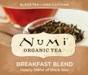 Numi Organic Breakfast Blend Black Tea, 0.77 Pound.