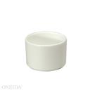 Oneida Bone China 8 Ounce Gemini Shape Stackable Bouillion Dish 3.5 Inch - Gemini Undecorated Pattern -- 36 Per Case.