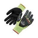 ergodyne ProFlex 7141 ANSI A4 DIR Lime 2X Large Nitrile Coated Cut Resistant Gloves -- 72 pairs per case