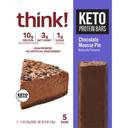 Thinkthin Chocolate Mousse Pie Keto Protein Bar, 6 Ounce -- 6 per case