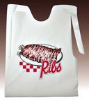 Cellucap Deluxe Poly Adult Bib - Printed Ribs Style, 15.5 x 20 inch -- 500 per case.