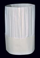 7 Le Compac Flat Formed Chef Hat -- 4 case -- 25 count.