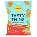 Biena Tasty Thins Hawaiian BBQ Veggie Crisps, 0.75 Ounce -- 12 per case