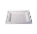 Kitch 24/7 White Square Molded Fiber Plate, 8 inch -- 500 per case