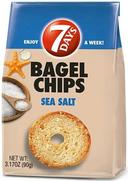 7 Days Sea Salt Bagel Chips, 3.17 Ounce -- 12 per case