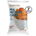 WonderSlim 30 Gram Hickory BBQ Pea Protein Chips, 7 count -- 12 per case