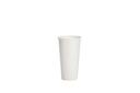 Kraftworth 22 Ounce White Plain Paper Cold Drink Cup, 50 Count -- 1000 per case