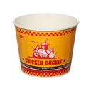 Kraftworth 85 Ounce Chicken Bucket and Lid Combo, 50 Count -- 250 per case