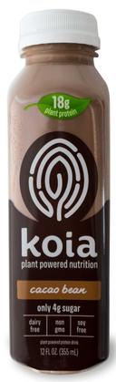 Koia Cacao Bean Plant Based Protein Drink, 12 Ounce -- 6 per case
