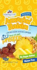 Amazin Raisin Fruit Flavor Infused Raisin - Variety Pack, 10 count per pack -- 80 per case.