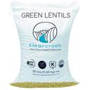 Clear Creek Green Lentils, 25 Pound