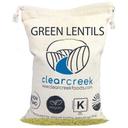 Clear Creek Green Lentils, 4 Pound Drawstring Bag