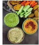 Zacca Hummus - Roasted Poblano Pepper, 32 Ounce -- 2 per case.