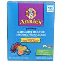Annies Homegrown Organic Building Blocks Assorted Fruit Flavored Snacks, 7 Ounce -- 8 per case
