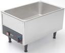 Winco BenchmarkUSA 120 Volt Stainless Steel Food Warmer, 13 1/4 x 21 1/2 x 12 1/2 inch -- 1 set