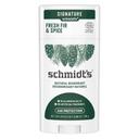 Schmidt's Fresh Fir Plus Spice Deodorant Stick, 2.65 Ounce -- 12 per case