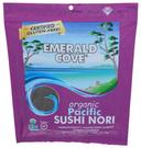 Emerald Cove Organic Silver Grade Toasted Dried Pacific Sushi Nori, 50 count -- 4 per case