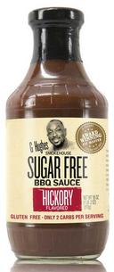 G Hughes Smokehouse Sugar Free Hickory Flavored BBQ Sauce, 18 Ounce -- 6 per case
