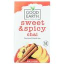Good Earth Sweet and Spicy Chai Tea, 18 tea bags -- 6 per case