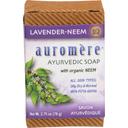 Auromere Lavender Neem Soap, 2.75 Ounce -- 12 per case