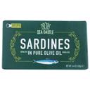 Sea Castle Skinless and Boneless Sardines in Pure Olive Oil, 4.4 Ounce -- 12 per case