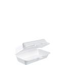 Hot Dog Foam Hinged Lid Containers 7 1/8 X 3 3/4 X 2 1/4 -- 500 Per Case.