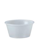SOLO Cup Company Polystyrene Portion Cups, 2oz, Translucent, 250/Bag, 10 Bags/Carton