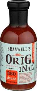 Braswell Original BBQ Sauce, 13.5 Ounce -- 6 per case