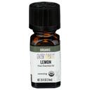 Aura Cacia Pure Organic Lemon Essential Oil, 0.25 Ounce