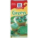 Mccormick Green Food Color, 1 Fluid Ounce -- 72 per case.