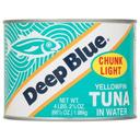 Deep Blue Chunk Light Yellowfin Tuna in Water, 66.5 Ounce -- 6 per case
