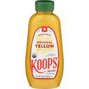 Koops Organic Gluten Free Original Yellow Mustard, 12 Ounce -- 12 per case