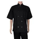 John Ritzenthaler Black Short Sleeve Chef Coat