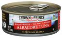 Crown Prince No Salt Added White Albacore Tuna in Spring Water, 5 Ounce -- 12 per case