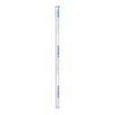 Aardvark White Jumbo Striped Solid Paper Straw, 10 inch - 400 count per pack -- 8 packs per case