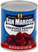 San Marcos Chipotle Peppers in Adobo Sauce, 28 Ounce -- 12 per case