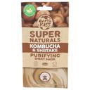 Earth Kiss Super Naturals Kombucha and Shitake Purifying Sheet Mask -- 12 per case